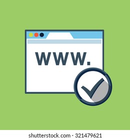 Domain Name Registration Icon