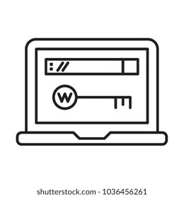 Domain name vector icon