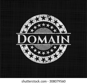 Domain on chalkboard