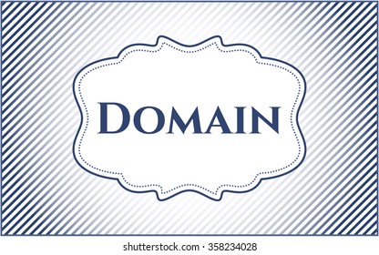 Domain-Poster oder -Karte