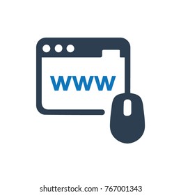 Domain Registration Icon