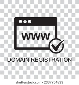 domain registration icon , hosting icon