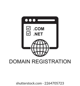 icono de registro de dominio , icono web