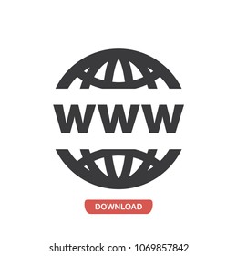 Domain registration vector icon