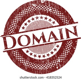 Dominio con textura de sello de caucho
