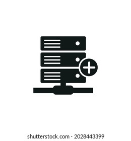 Icono de servicio de dominio, icono de servicio de dominio vector, servicio de dominio, ilustración vectorial