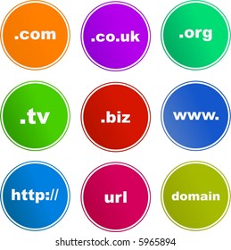 domain sign icons