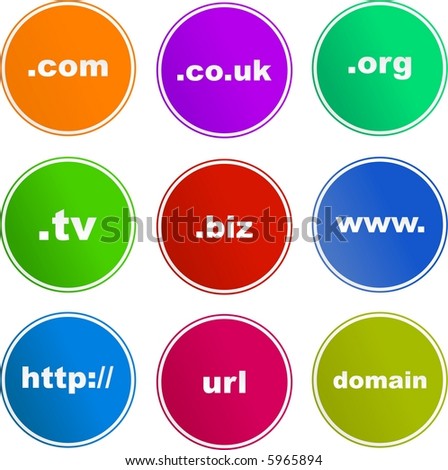 domain sign icons