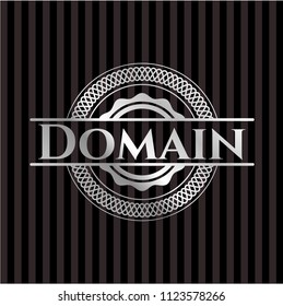 Domain silver shiny badge