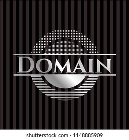 Domain silver shiny badge
