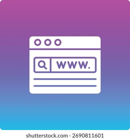 Icono de Vector de dominio. Se puede utilizar para aplicaciones de impresión, móviles y de Web.