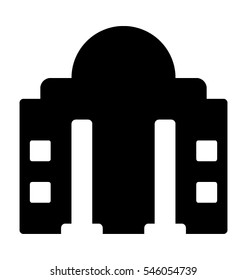 Dome Building Vector Icon