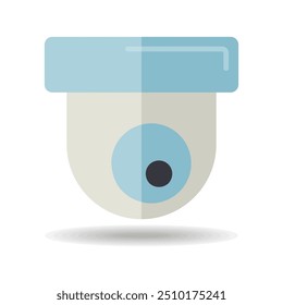 Dome camera vector icon. CCTV, security ceiling video round camera, surveillance sign. Security sign. Graph symbol for your web site design, logo, app, UI