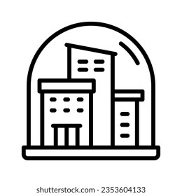 dome city icon for your website, mobile, presentation, and logo design.