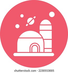 Dome cityVector Icon which is suitable for commercial work and easily modify or edit it
