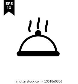 dome Food Icon Vector Logo Design Template Outline Style