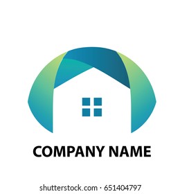 dome home blue gradation