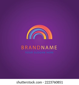 dome logo design template vector