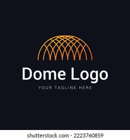 dome logo design template vector