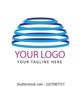 dome logo design template vector