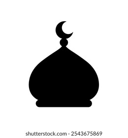  dome, mosque roof - vector icon