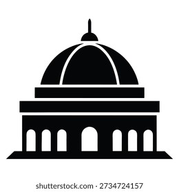 dome of the rock silhouette 