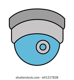 dome security cam isolated icon