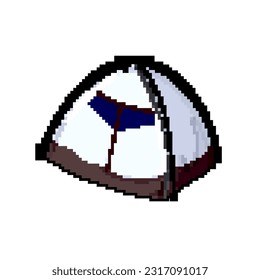 dome tent camp color icon vector. dome tent camp sign. isolated symbol illustration