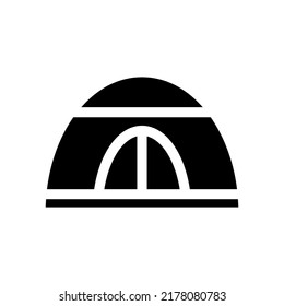 Dome Tent Icon Vector Symbol Design Illustration