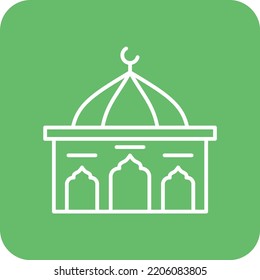 KuppelVektorsymbol. Kann für Druck-, Mobil- und Web-Anwendungen verwendet werden.