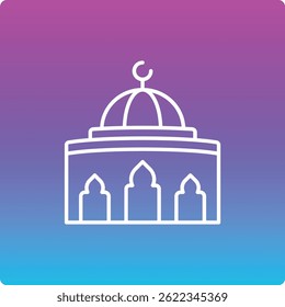 Dome vector icon. Can be used for printing, mobile and web applications.