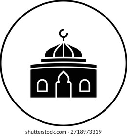 Icono de Vector de cúpula. Se puede utilizar para aplicaciones de impresión, móviles y de Web.