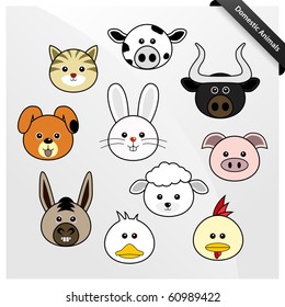 Domestic Animal Cute Cartoon