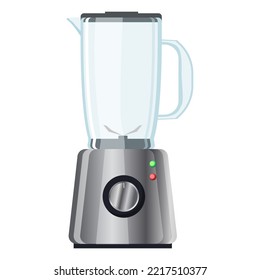 Domestic electrical device mix blender isolated on white background. House hold electronic appliance. Image from big set flat style. Collection realistic mockups home appliances. Vector illustration