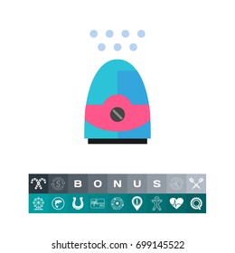 Domestic humidifier vector icon