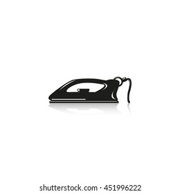 Domestic iron. Vector icon. 