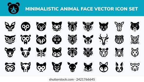 From domestic pets to wild animals, this set encapsulates a broad spectrum of creatures in a cohesive, visually appealing manner.