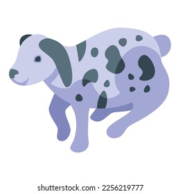 Domestic rabbit icon isometric vector. Pet animal. Rodent wild