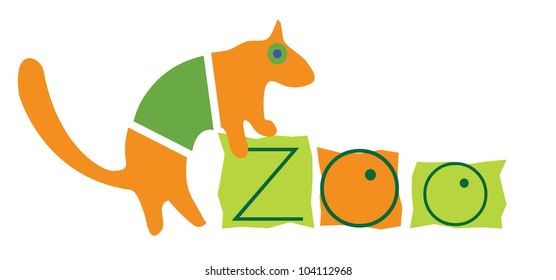 Domestic rat. Pets in zoo shop.