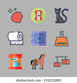 domestic vector icon set
