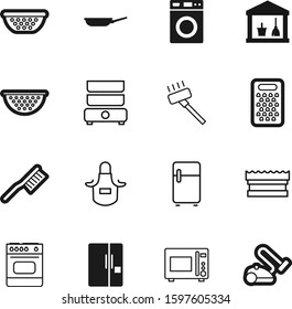 domestic vector icon set such as: hot, cover, apron, silhouette, liquid, worker, outfit, accessory, wear, microwave, bathroom, water, color, culinary, simple, polish, room, clip, purity, stainless