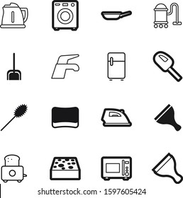 domestic vector icon set such as: nutrition, freeze, restaurant, health, bread, fridge, indoors, doodle, wire, estate, button, meal, oven, shadow, snack, dirty, old, duster, drink, front, cuisine