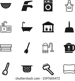 domestic vector icon set such as: mixer, creative, box, element, modern, kitchenware, barbecue, board, isometric, gray, washbasin, technology, wear, kettle, drop, plastic, blue, sanitary, shower, dry