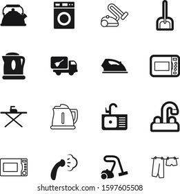domestic vector icon set such as: purity, clothesline, professional, coffee, sand, shadow, machine, rope, plastic, dry, company, toilet, art, blue, flatiron, people, long, lines, floor, plumbing, pot