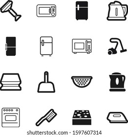 domestic vector icon set such as: bake, utensil, indoors, laundry, dress, wiper, color, cook, clothes, iron, clothing, colander, worker, estate, web, sand, pasta, stove, breakfast, clear, box
