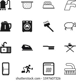 domestic vector icon set such as: flatiron, livestock, pasta, blue, tea, old, organic, cute, comic, smooth, mammal, sanitary, strainer, washbasin, furniture, board, bath, thermal, colander, mop, wire