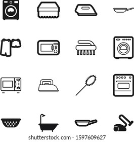 domestic vector icon set such as: colander, bake, sink, device, art, soft, stove, faucet, soap, vacuum, load, creative, cartoon, sponge, plumbing, hanging, room, pad, display, bath, drop, doodle