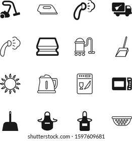 domestic vector icon set such as: power, nobody, floor, liquid, handle, pasta, dinner, electronics, women, ironing, janitor, barbecue, steel, cleanup, strips, kitchenware, burner, men, pad, plate