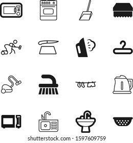 domestic vector icon set such as: animal, board, classic, style, wet, smooth, brush, man, hoover, hanger, drink, boil, sponge, silhouette, indoors, shadow, cartoon, chop, pad, wood, cut, person