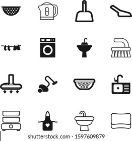 domestic vector icon set such as: washer, liquid, shower, power, element, clothesline, protective, drying, creative, nobody, polish, wear, drink, coffee, dry, machine, worker, dress, drop, boiler